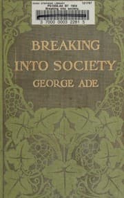 Tapa de Breaking into society