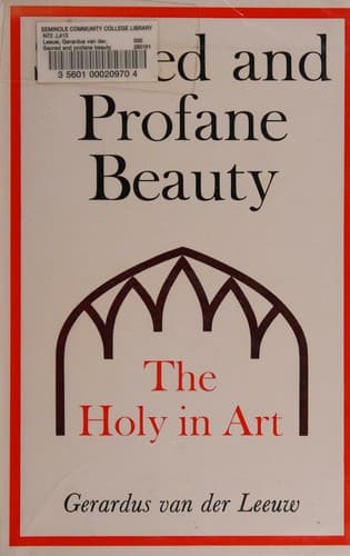 Tapa de Sacred and profane beauty