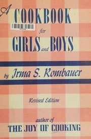 Tapa de A cookbook for girls and boys