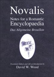 Tapa de Notes for a Romantic Encyclopaedia: Das Allgemeine Brouillon (Suny Series, Intersections: Philosophy and Critical Theory)