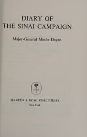 Tapa de Diary of the sinai Campaign