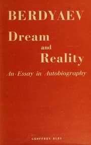 Tapa de Dream and Reality an Essay in Autobiography