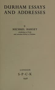 Tapa de Durham Essays and Addresses