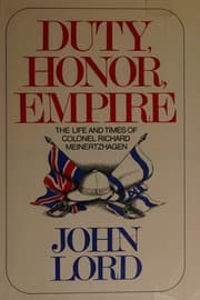 Tapa de Duty, honor, Empire;