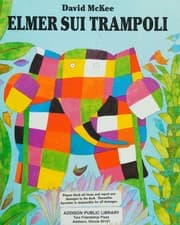 Tapa de Elmer sui trampoli =