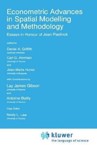 Tapa de Econometric Advances in Spatial Modelling and Methodology