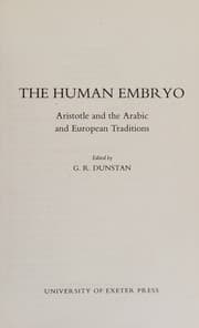 Tapa de The Human Embryo