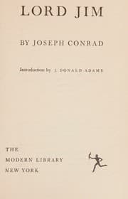 Tapa de LORD JIM. No. 186.