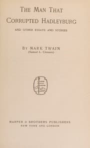 Tapa de The Man That Corrupted Hadleyburg
