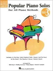 Tapa de Popular Piano Solos Level 3
