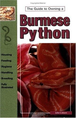 Tapa de The Guide to Owning Burmese Pythons