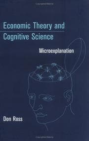 Tapa de Economic Theory and Cognitive Science