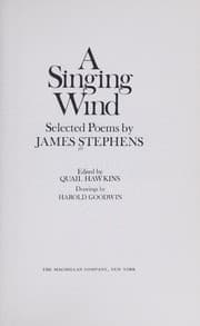 Tapa de A singing wind;