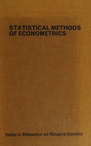Tapa de Statistical Methods of Econometrics (Studies in Mathematical and Managerial Economics, Vol. 6)