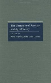 Tapa de The literature of forestry and agroforestry