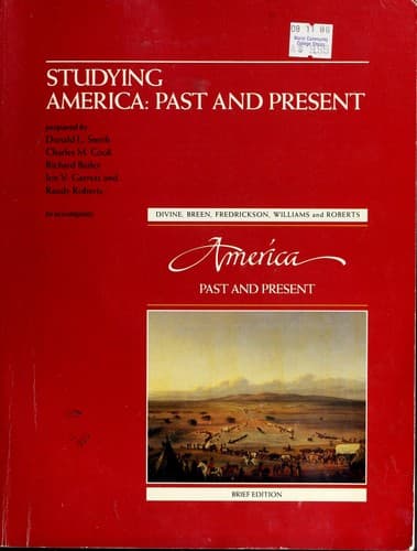 Tapa de Studying America