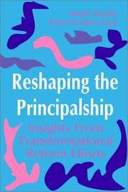 Tapa de Reshaping the principalship