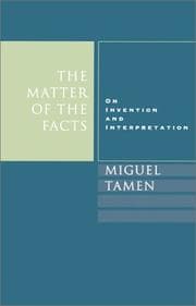 Tapa de The matter of the facts