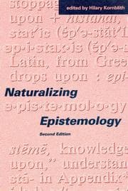 Tapa de Naturalizing Epistemology