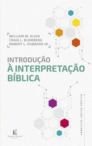Tapa de Introducao a Interpretacao Biblica