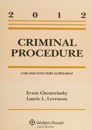 Tapa de Criminal procedure