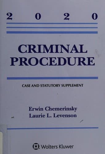 Tapa de Criminal Procedure
