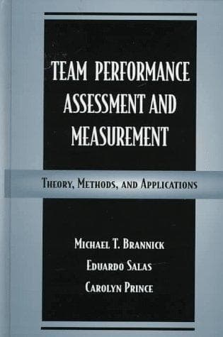 Tapa de Team Performance Assessment and Measurement