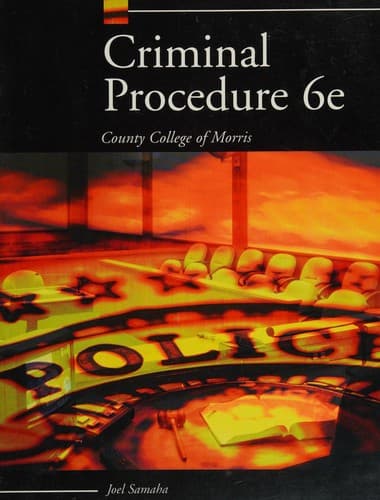 Tapa de Criminal Procedure