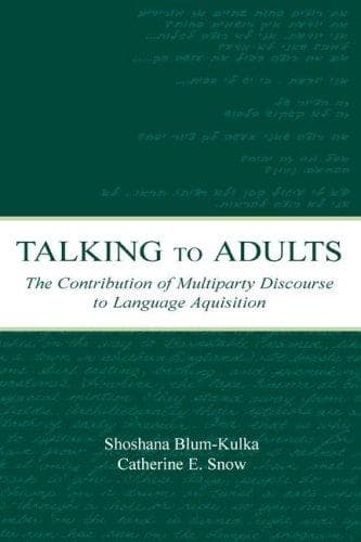 Tapa de Talking to adults