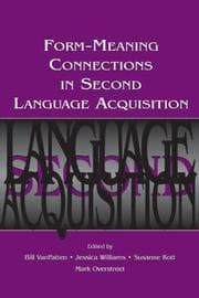 Tapa de Form-meaning connections in second language acquisitions