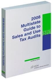 Tapa de Multistate Guide to Sales and Use Tax Audits (w/CD-ROM) (Multistate Tax Guide)