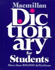 Tapa de Macmillan dictionary for students