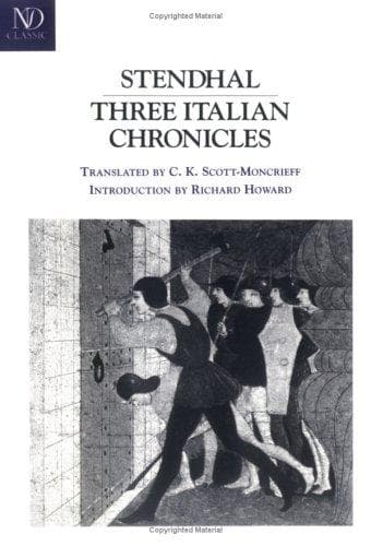 Tapa de Three Italian chronicles