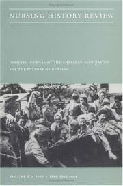 Tapa de Nursing History Review Vol. 3