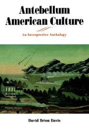 Tapa de Antebellum American Culture