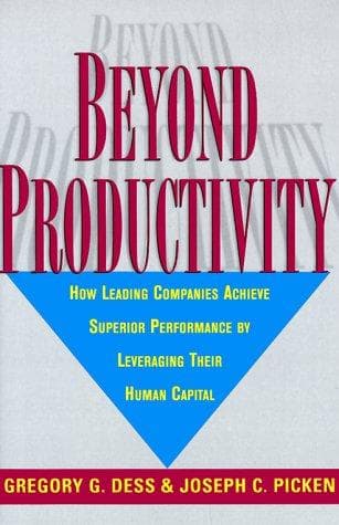 Tapa de Beyond productivity