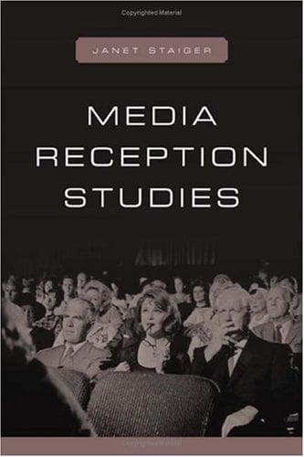 Tapa de Media reception studies