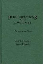 Tapa de Public relations and community