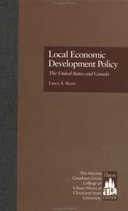 Tapa de Local economic development policy