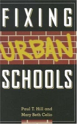 Tapa de Fixing urban schools