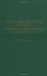 Tapa de When men lost faith in reason