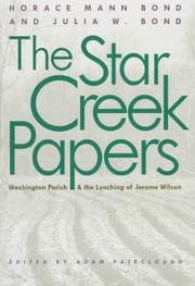 Tapa de The Star Creek papers