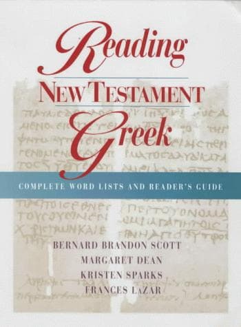 Tapa de Reading New Testament Greek