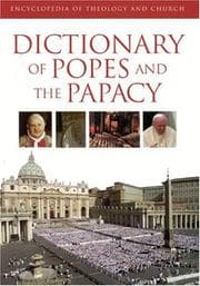 Tapa de Dictionary of popes and the papacy