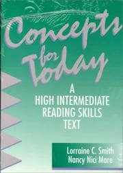 Tapa de Concepts for Today