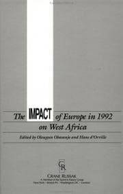 Tapa de The Impact of Europe in 1992 on West Africa