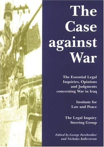 Tapa de The case against war