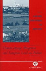 Tapa de Climate-change mitigation and European land-use policies