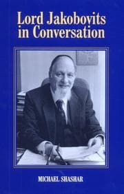 Tapa de Lord Jakobovits in conversation