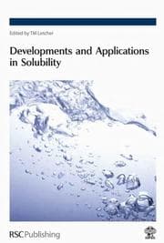 Tapa de Developments and Applications in Solubility